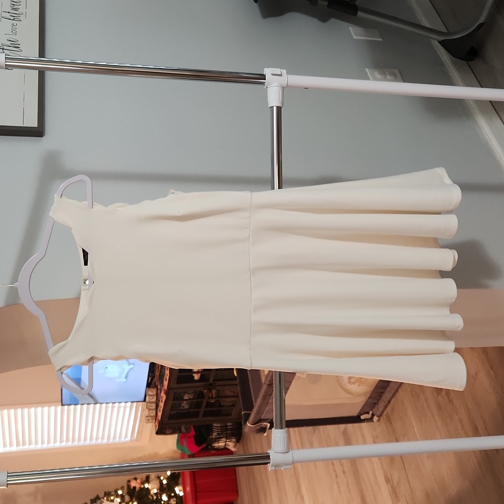 Cream white bridal shower dress. Only worn once.